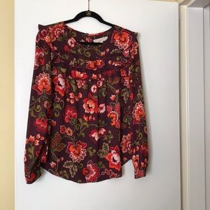 Floral print top
